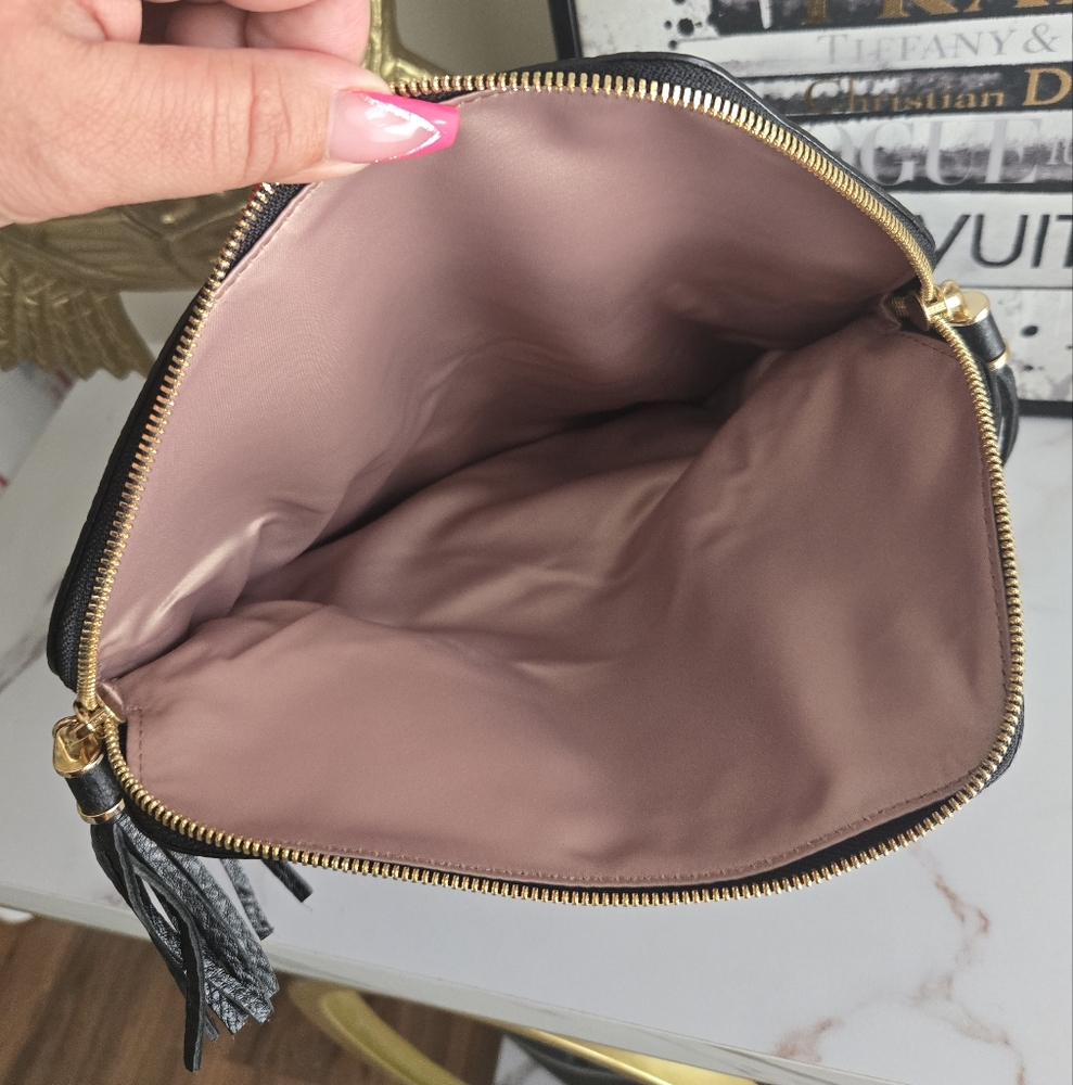 NWT Henri Bendel The Debutant Raffia Clutch Crossbody Bag - Picture 9 of 12